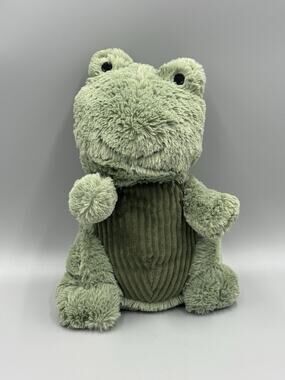 Frog Plush Ribbed Textured Belly 12” Stuffed Animal